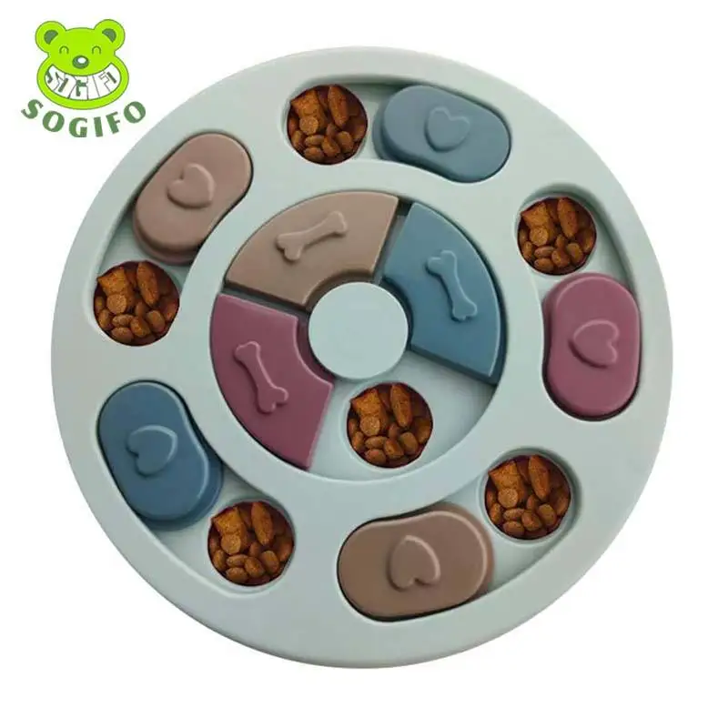 2024 Hot Sell Reduce Pet Anxiety Interactive Treat Slow Feeder Pet IQ Training Puzzle Feeder Toys