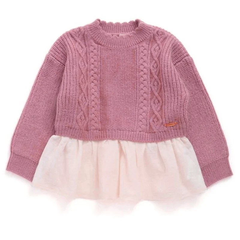 
baby girl hot sales nice wholesale winter sweater for girls cable knit kids sweater 