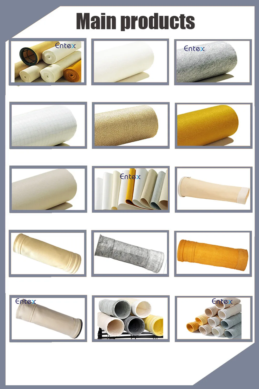 blended multi filament carbon anti static non woven industrial dust filtration needle felt fabric cloth for collector dust bag