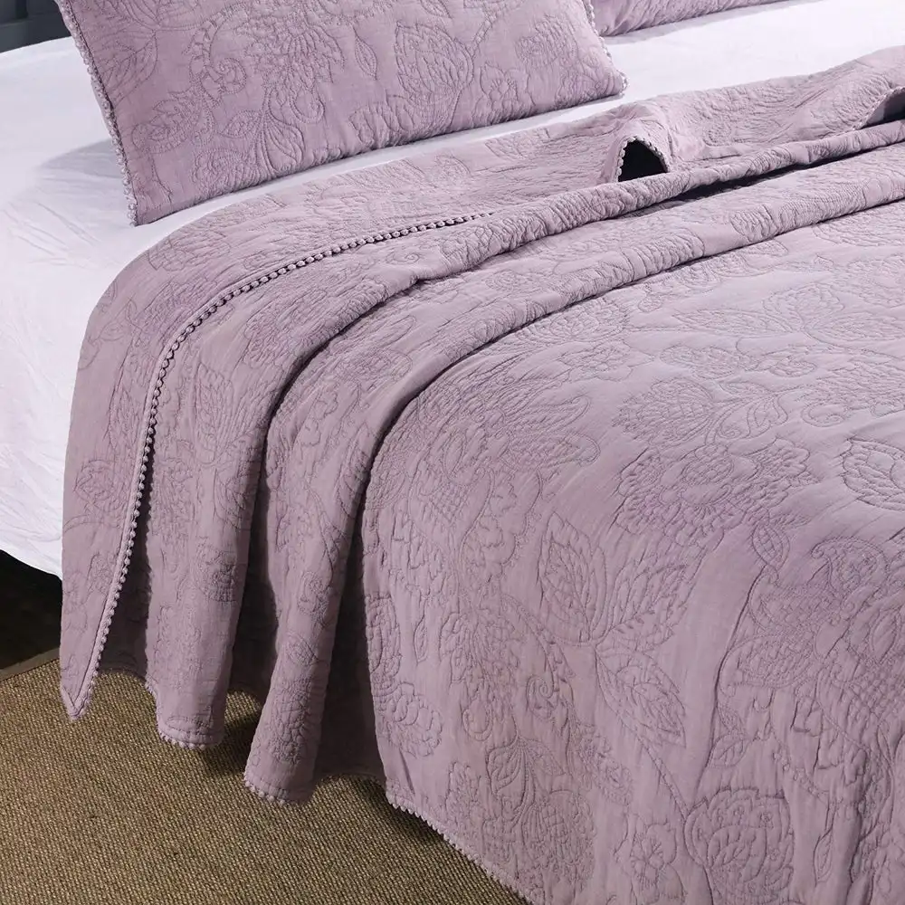 stone washed Quilt set Microfiber Oversize Bed Comforter Edredones Bedding Sets Soft OEM Customized Ribbon Gsm Technics Warm