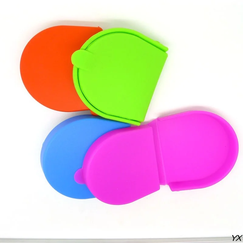 Custom Wholesale Mini Cute Candy Color Silicone Coin Purse