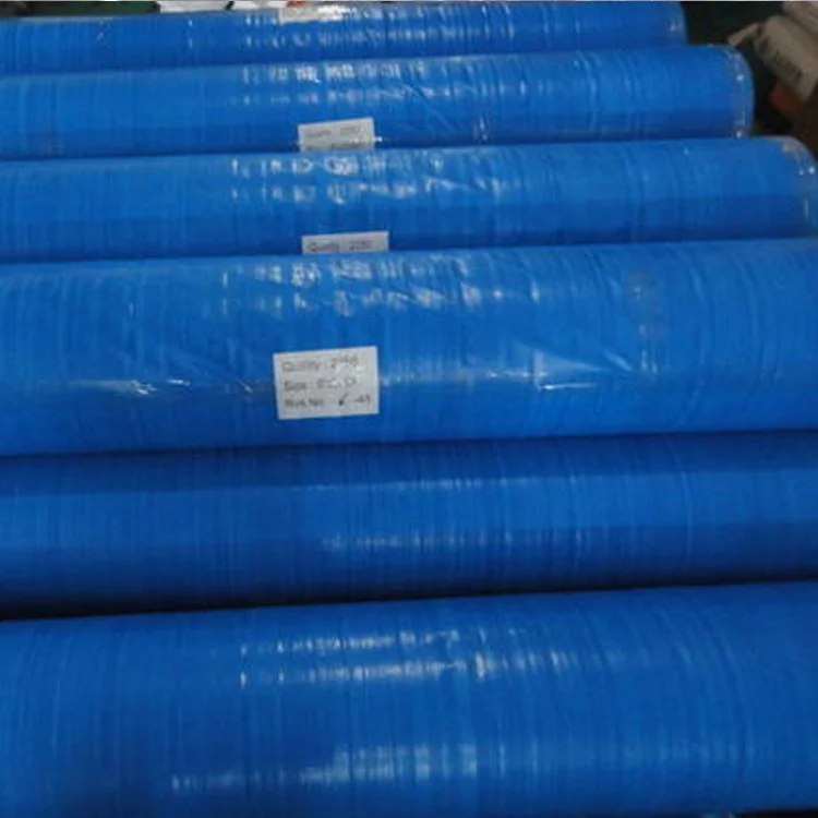 heavy duty blue heat reflective 150gsm PE tarpaulin sheet roll with printing