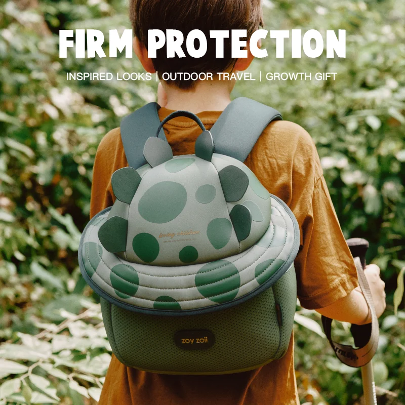 Zoyzoii 2024 3D Cute Kids Dinosaur Backpack Kindergarten Toddler Bags Gift Child Hat Bags For Girls And Boys