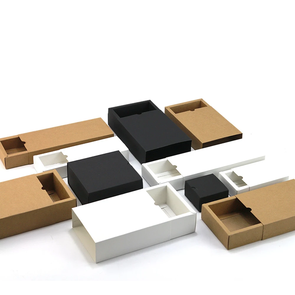 High Quality Custom Packaging Drawer Carton Box For Jewelry Open Slide Sliding Smart Watch Products Packaging
