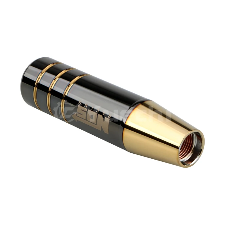 2022 New Design JDM Accessories Universal Burnt Gold Black Shifter Stick Lever Gear knob Aluminum Racing Car Titanium Gear Shift