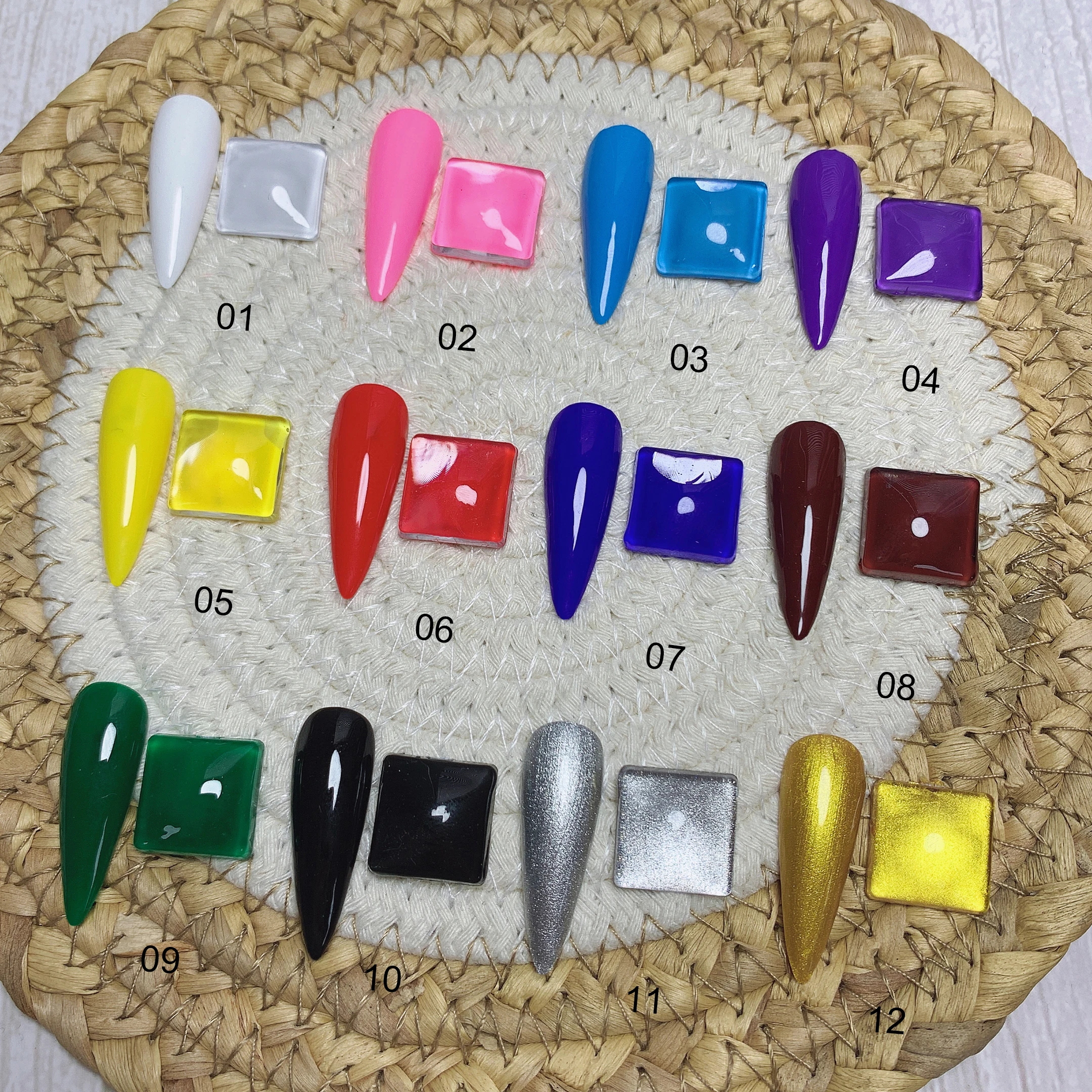 Painting Gel Free Sample Private Label LED Soak Off 12 Colors 15g color  UV Gel Nail Polish