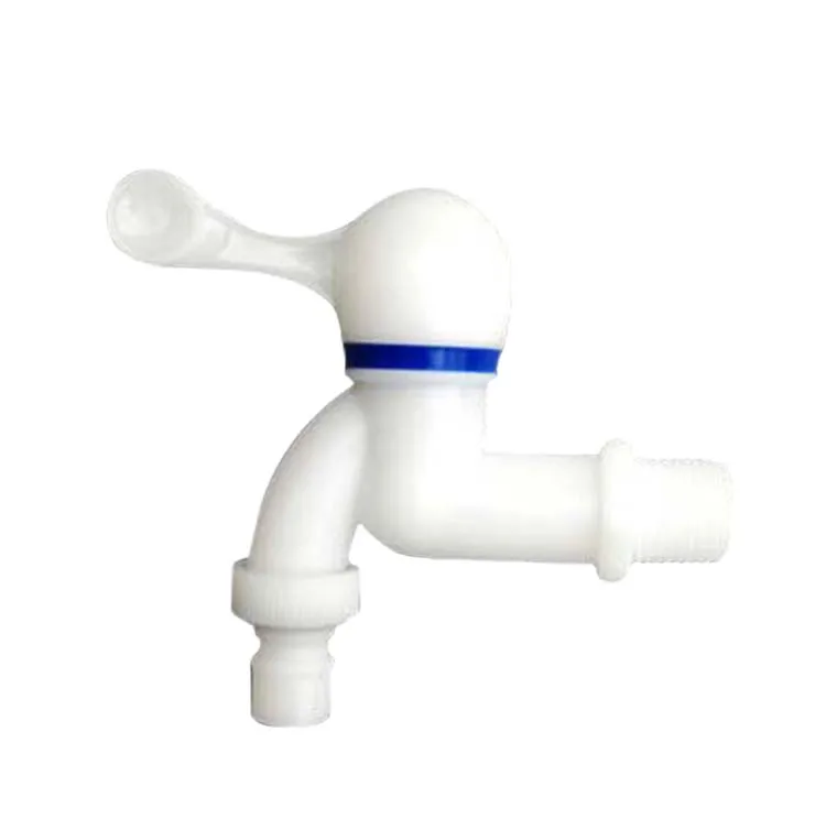 PVC material washing machine water tap plastic faucet tap single handle bathroom faucet