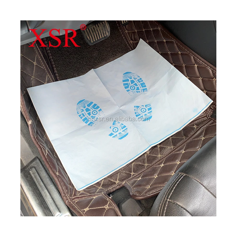Disposable paper floor mat for cars Auto Interior Accessories
