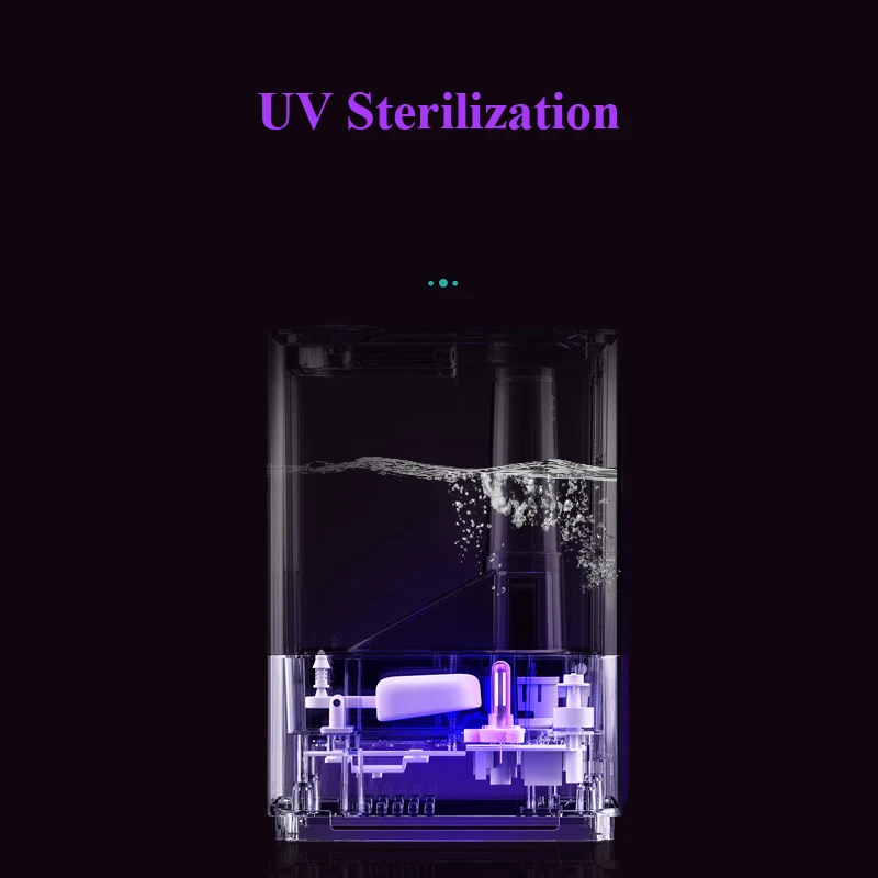 Home LED screen temperature display ultrasonic air purification humidifier app control cool mist humidifier