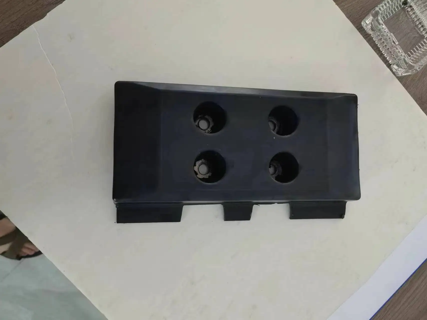 Best Price 300mmX130mm asphalt paver parts chassis parts 300MM one unit rubber track pads
