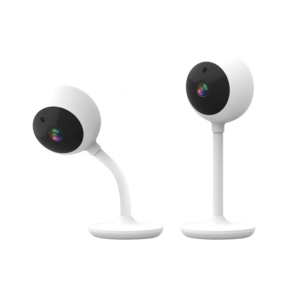 2023 HD 1080P 2MP wireless wifi mini cctv smart home security camera small indoor baby camera 360 rotating portable ip camera