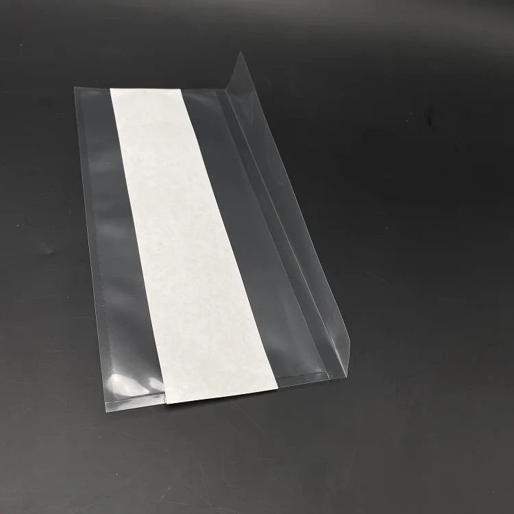 Factory Customized Mini Packaging Transparent OPP Card Document Mask Plastic Cosmetic Paper Envelope Storage Organizer Bag