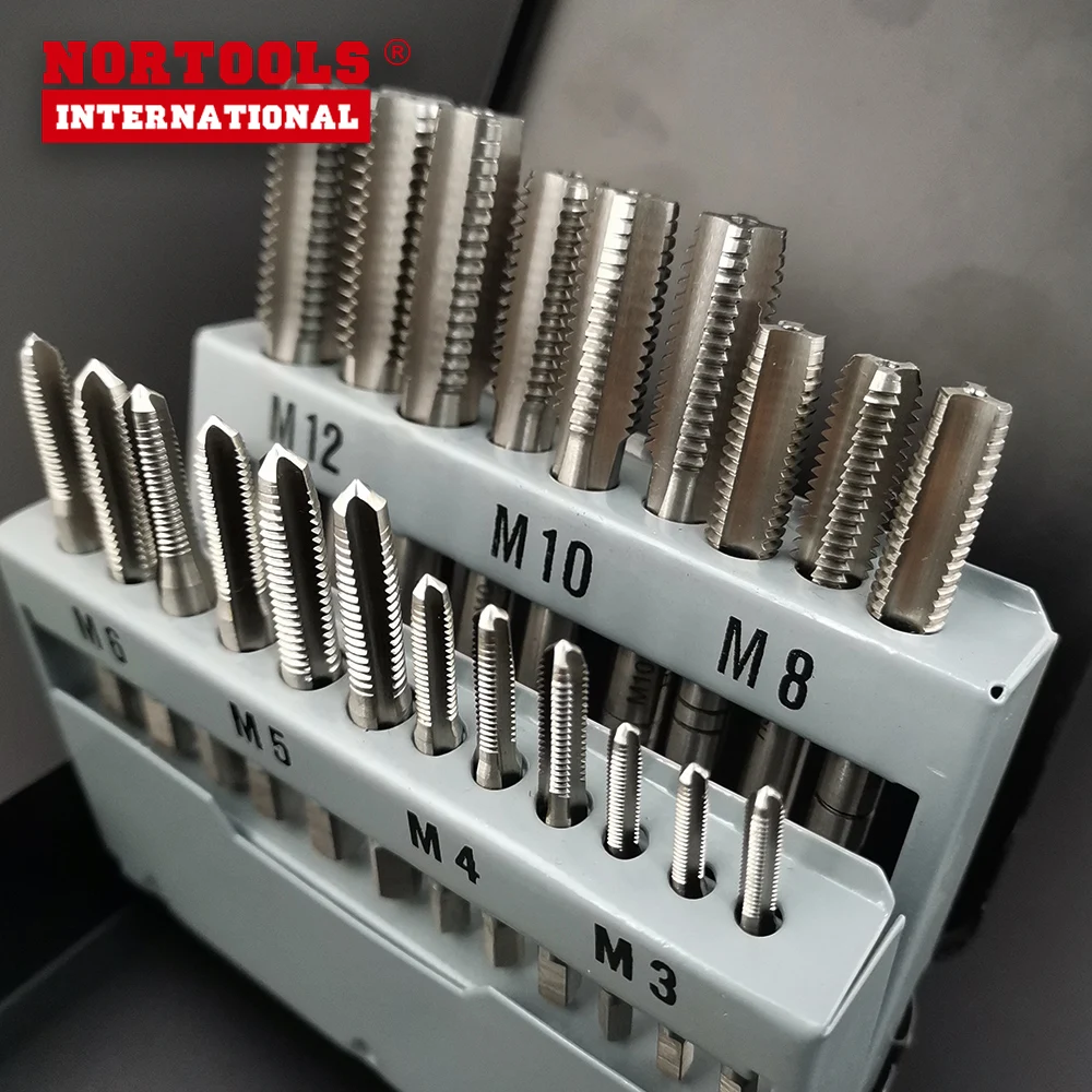
High Quality HSS DIN352 21pcs Hand Taps Set 