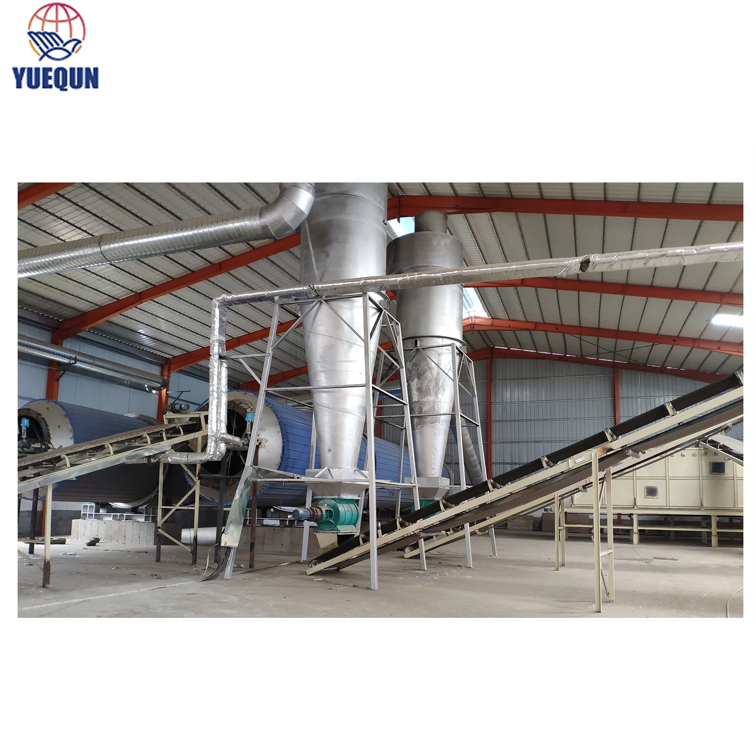 Производственная линия ДСП/горячий пресс/формовочная машина/сушилка/пила