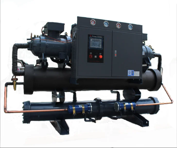 
Винтовой двойной компрессорный охладитель с водяным охлаждением, оптовая продажа с завода, высокое качество. 