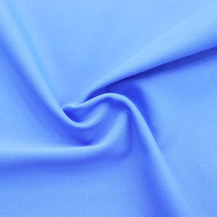 New item 82%polyester 18%spandex 215gsm elastic fabric for biflex