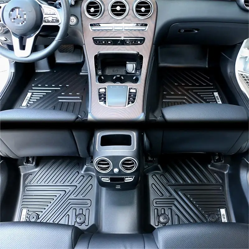 Высокое качество 5d автомобильные коврики декоративные TPE подходят для Mercedes-Benz GLC