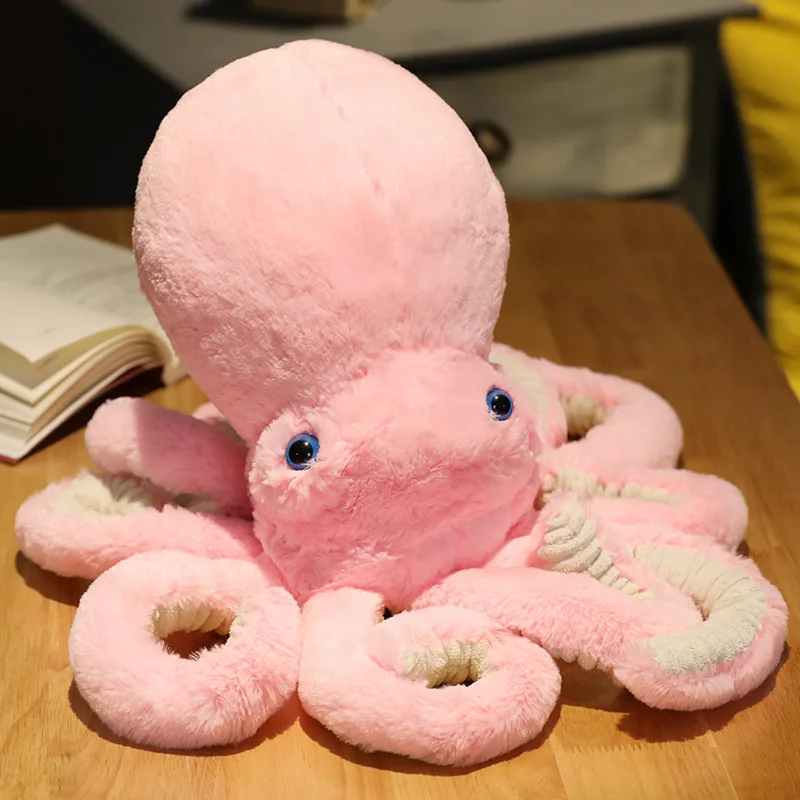 Wholesale Plush Toy Realistic Soft Stuffed Marine Animals Toy Octopus Plush Squid