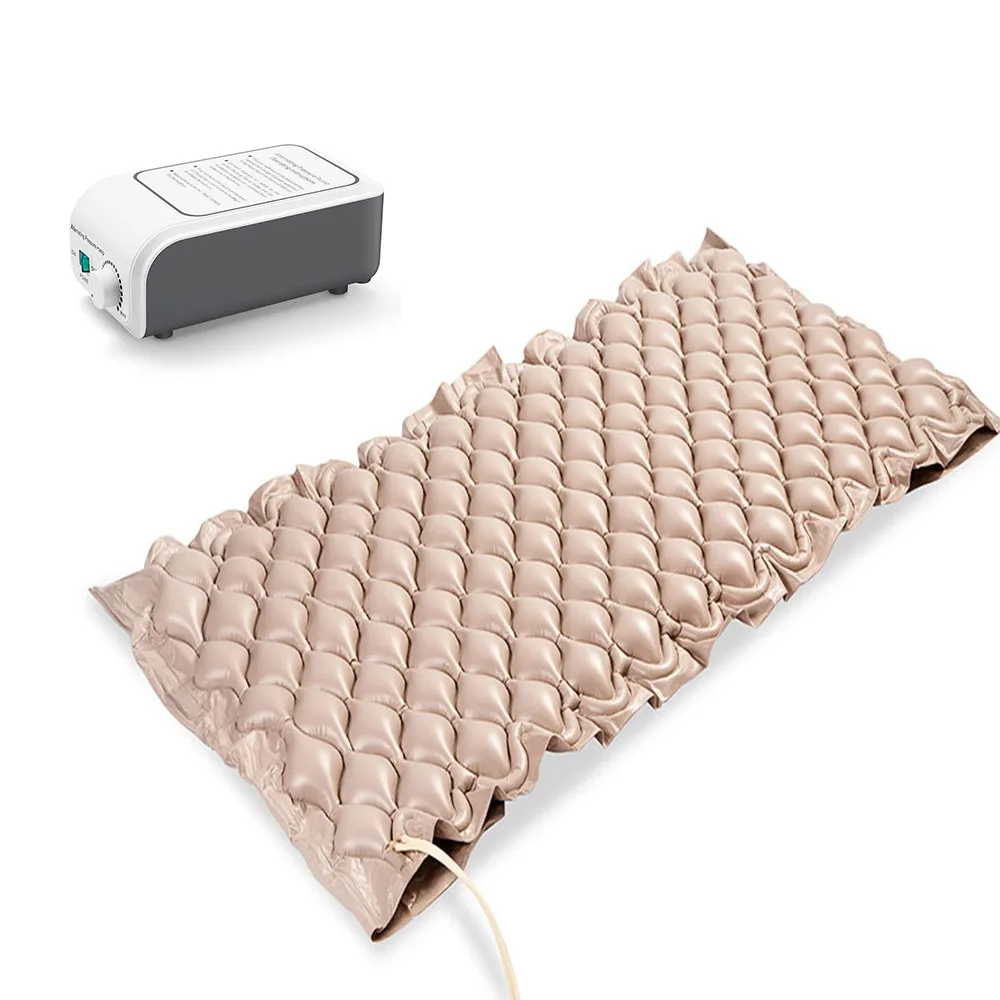 Hot sale Hospital anti decubitus PVC medical air inflated mattress air bed with pump medical bubble air mattress price