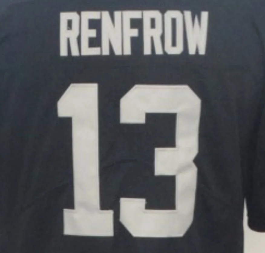 Лучшее качество, сшитая майка для американского футбола Hunter Renfrow