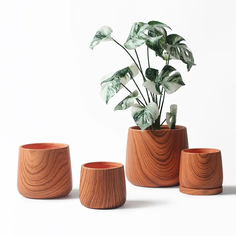 Nordic style ins ceramic flowerpot fashion simple literary personality indoor artificial flower green pineapple bonsai cactus