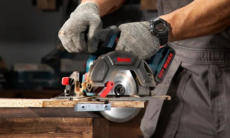 RONIX 8902 165mm Brushless Circular Saw 20V 5000RPM Powerful High Performance Cordless Circular Saw Machine