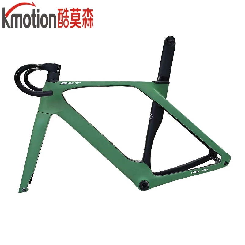 Full carbon fibre road aerodynamic self-propelled disc brake rack set T47 threaded bottom bracket 700C*30C