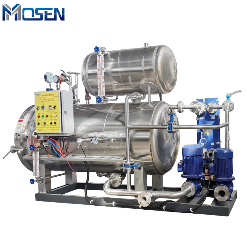 Automatic Retort Water Spray Types Of High Packing Materials Food Sterilizer Retort China Manufacture