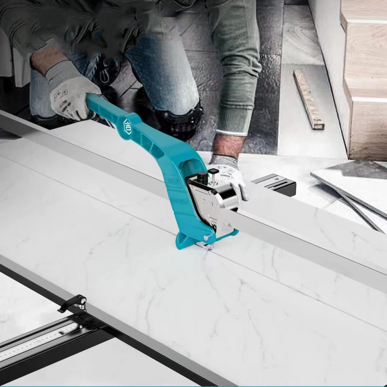 Precision Technology Laser Assisted Cutting Machine 1800mm Cutting Tiles Marble Size Machine