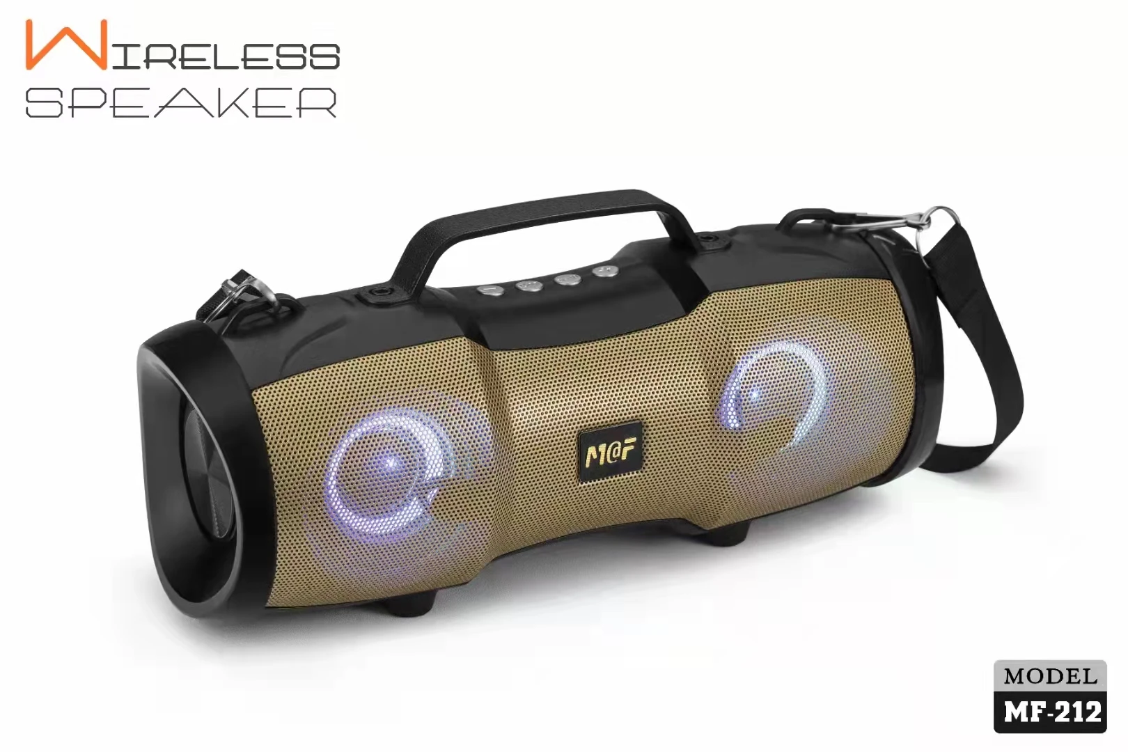 Wholesale high quality MF-212 subwoofer portable wireless mobile phone computer speaker smart BT charging speaker