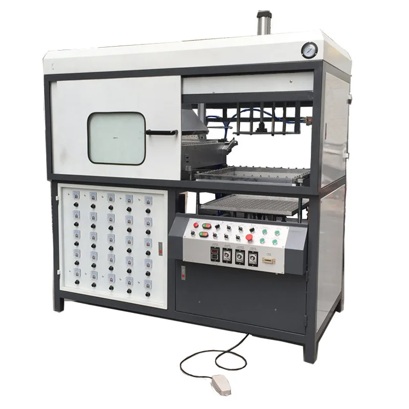 Semi automatic blister vacuum forming machine for plastic sheet