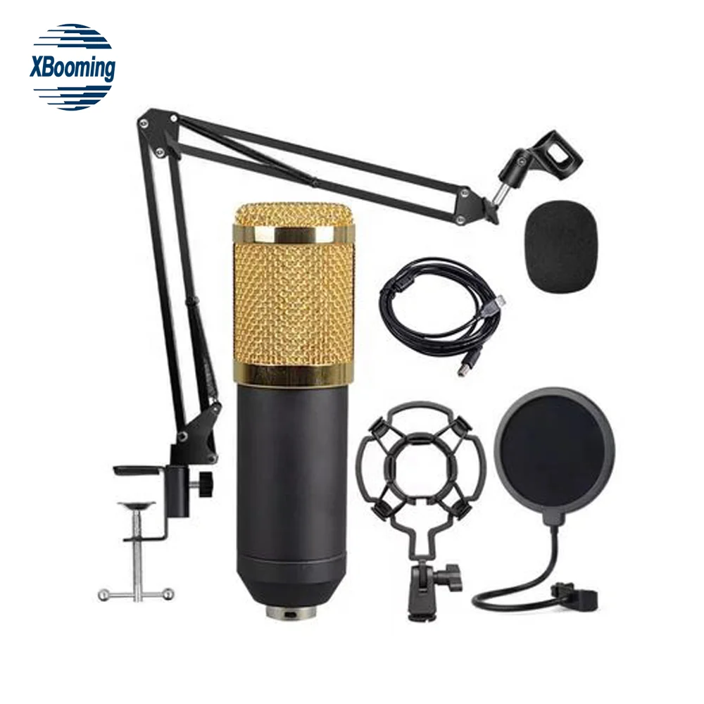 livestream broadcasting singing BM 800 studio podcast equipment studio mic recording Professional condenser wired microphone