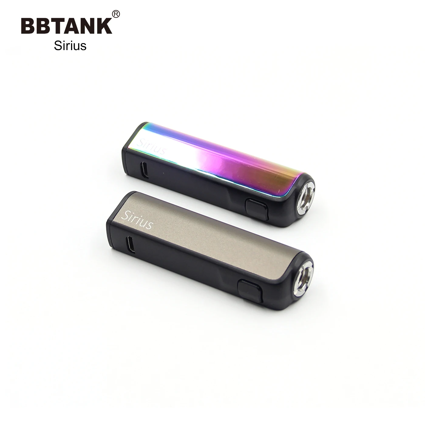 
New New vape design BBTANK Sirius 510 thread custom logo battery voltage adjustable cbd vape pen battery 