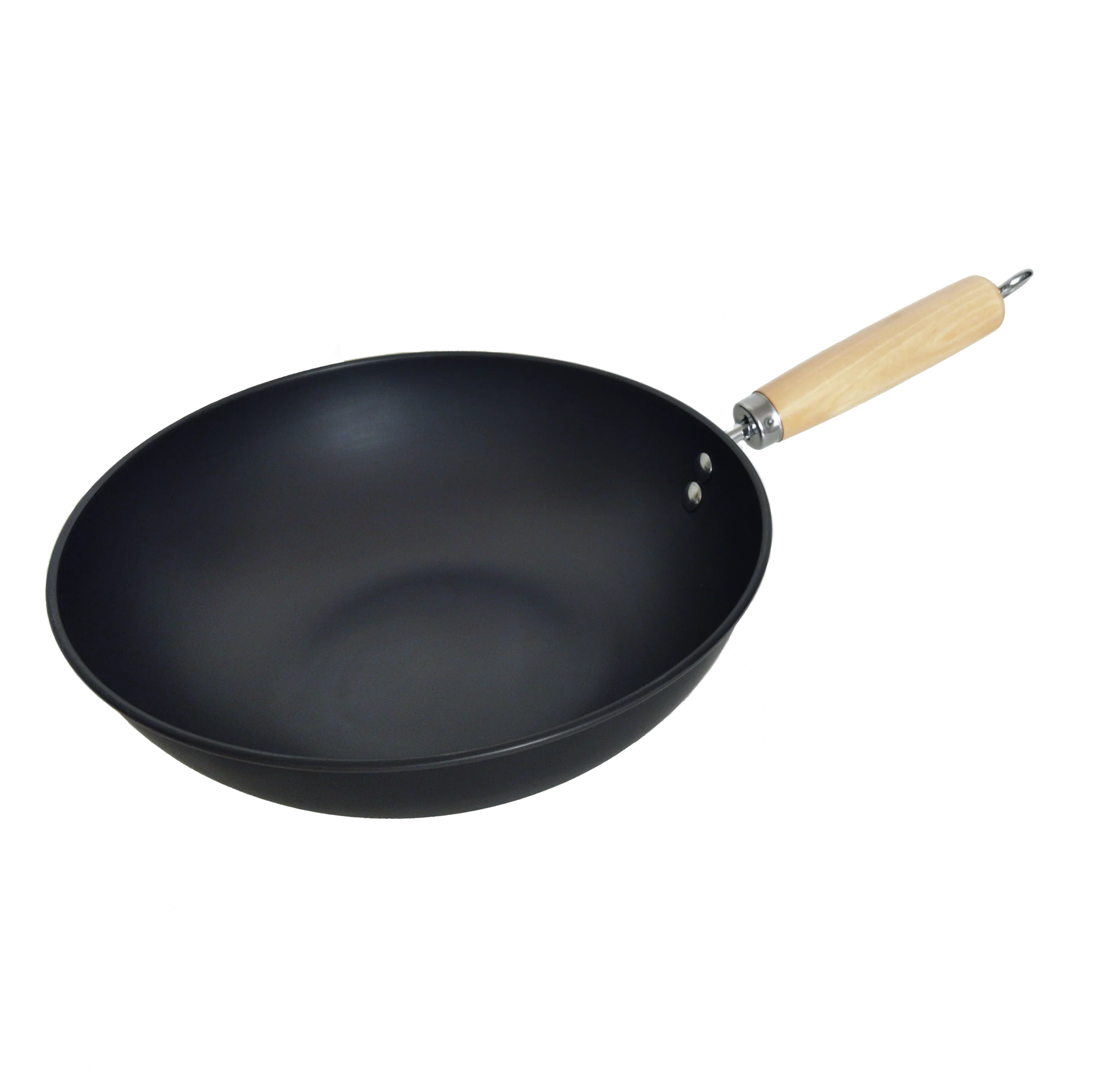 Popular Home Cooking Pot 11 Inch Carbon Steel Mini Ramen Pot Non-stick Wok Pan