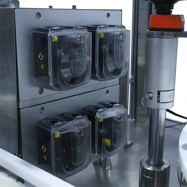 full automatic snow spray deodorant filling machine perfume body spray paint can aerosol filling machine