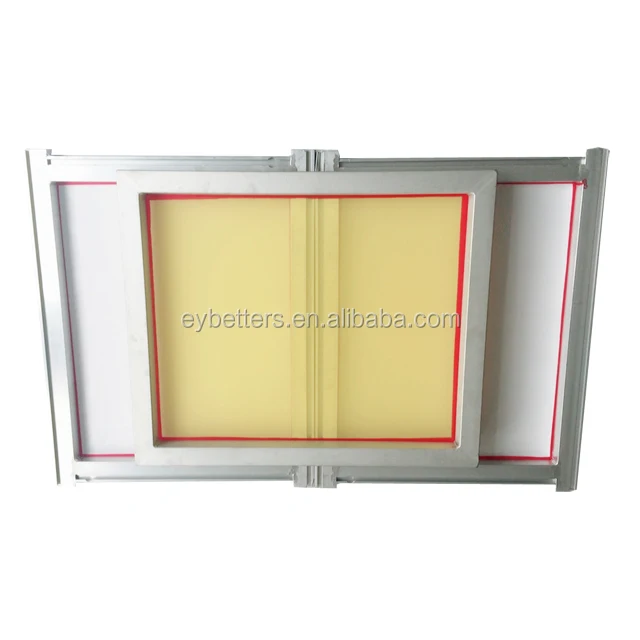 Wholesale Custom Pre-Stretched Aluminum Frames Screen Printing Screens with Mesh Holes for Screen Printers