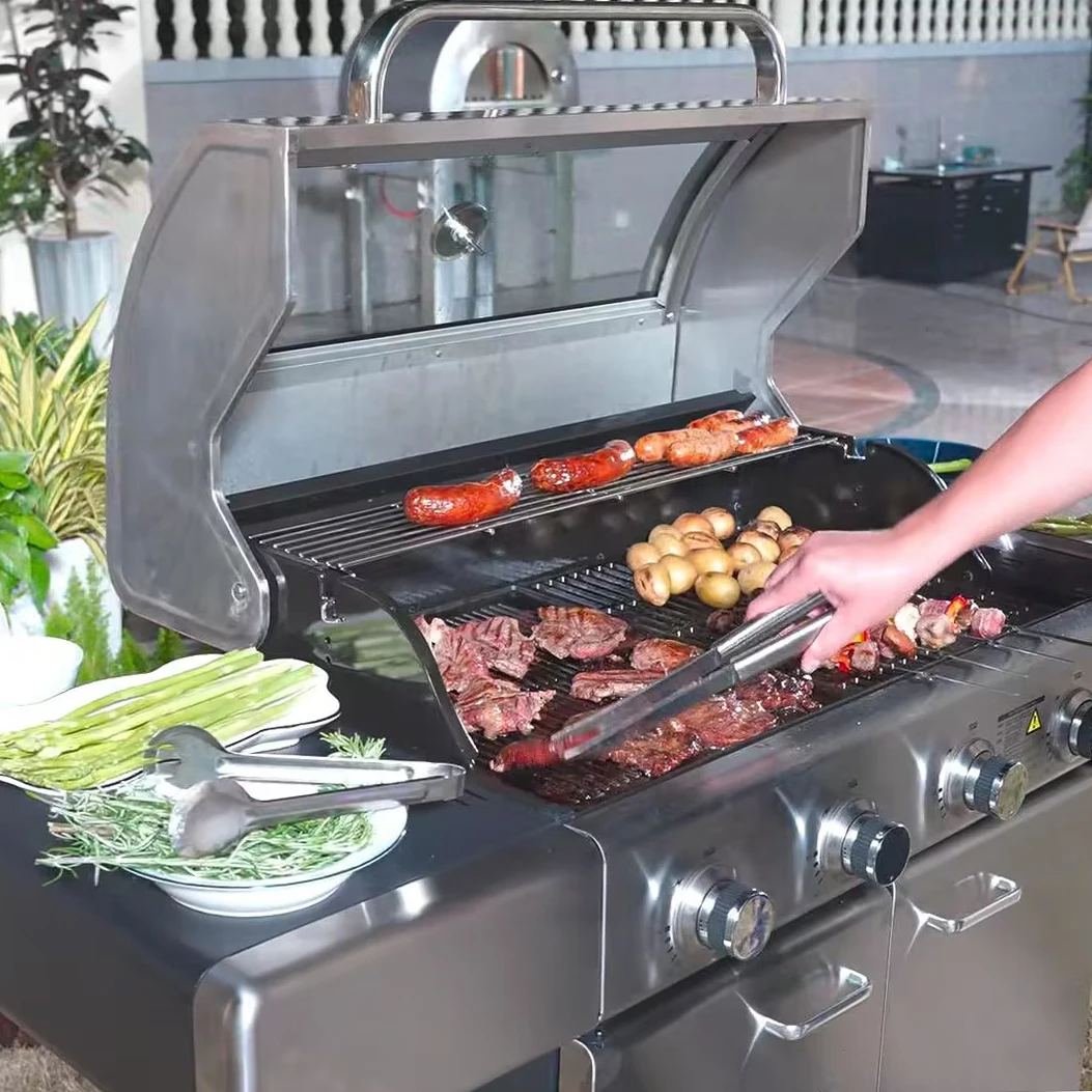 Family Household Commercial Gas BBQ Grill Machine Sydney Outdoor Barbecue Gas Grills