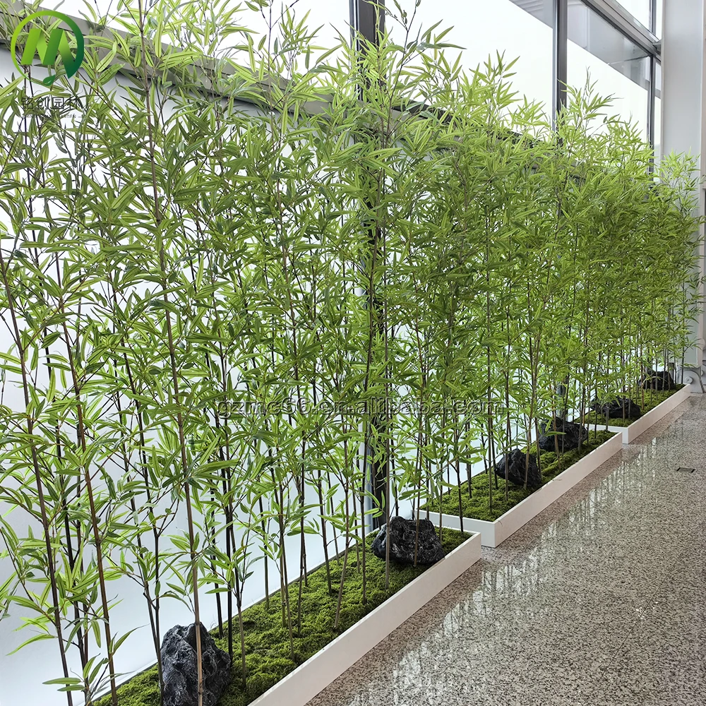 Оптовая продажа искусственное бамбуковое растение бонсай для украшения сада дерево домашнего декора