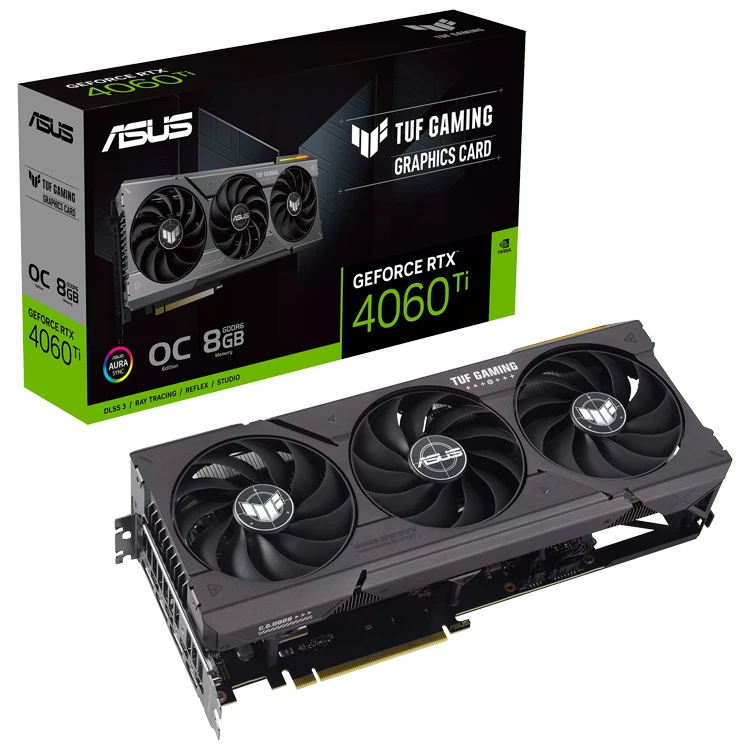 ASUS TUF Gaming GeForce RTX 4060 Ti 8GB GDDR6 OC Edition Graphics Card With 8GB GDDR6 128-bit Memory Support OverClock