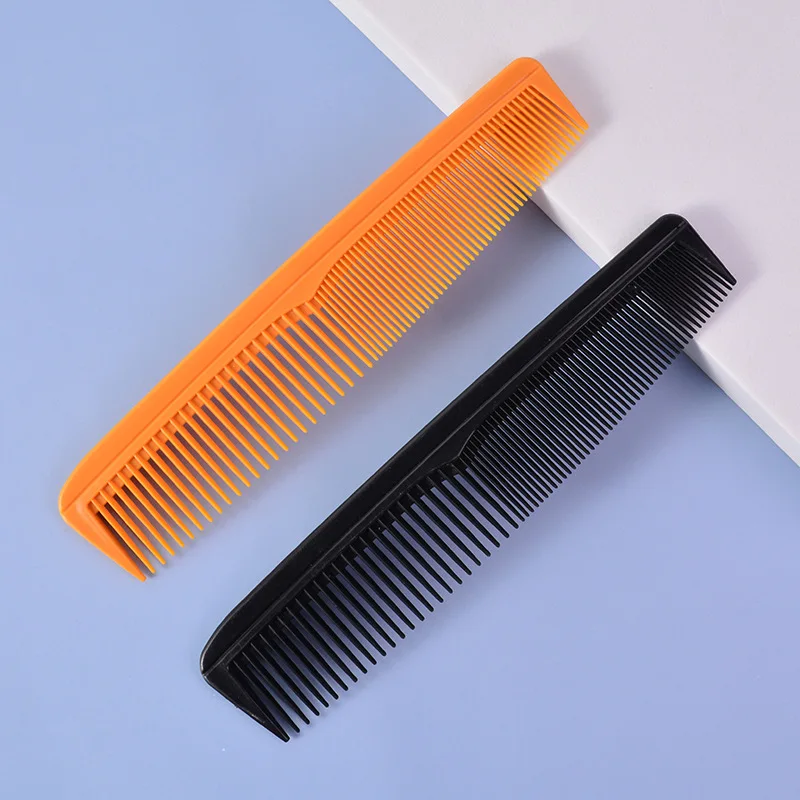 Factory Direct Sale Wide Tooth Barber Comb Salon Hairdressing Comb Antistatic Plastic Hair Cutting Comb