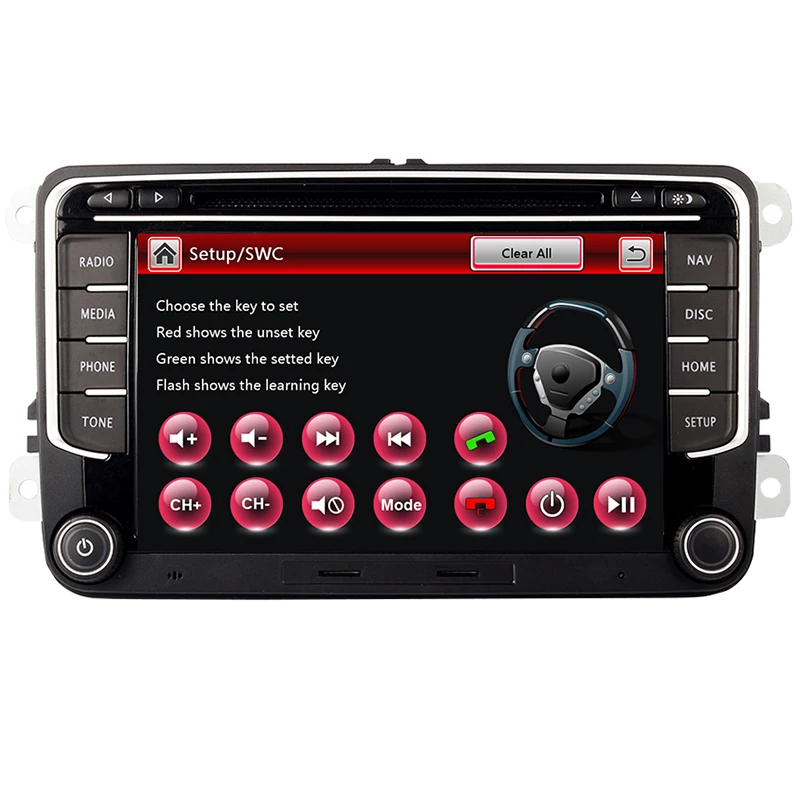 RNS 510 car radio for Volkswagen Golf Polo Passat b6 b7 Tiguan octavia with 3G GPS BT Radio USB SD Steering wheel Control