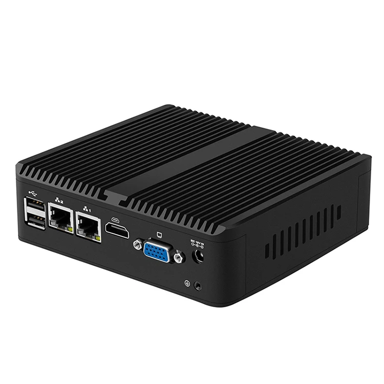 Tiny Desktop Computer 12th Gen Quad Core J6412 2xLan 2xCom with 8GB DDR4 128GB SSD Win11 Linux Nano Mini PC