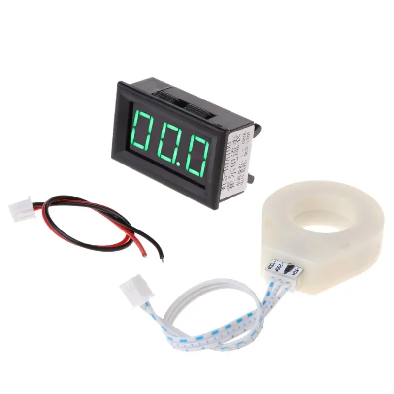 DC 5-120V 100A Digital Voltmeter Current Voltage Amp Meter Hall Effect Sensor