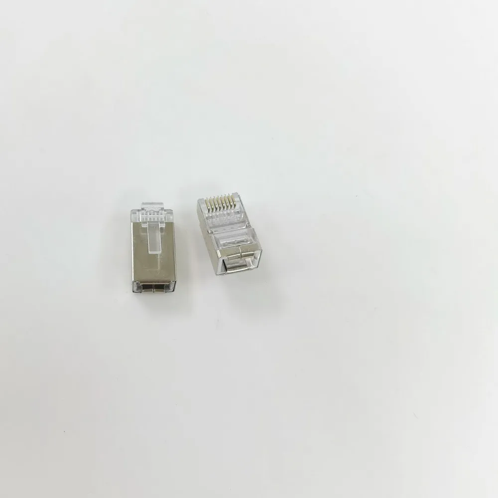 Toolless Waterproof Network FTP STP Shielded Cat5e Cat6 Cat7 Cat8 connector modular RJ45 8P8C plug modular plug