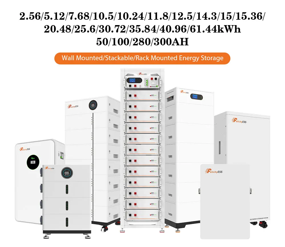 FelicityESS 5.12kWh to 40.96kWh High Capacity Lithium Batteries for Solar Energy Storage Systems and Long Term Reliability