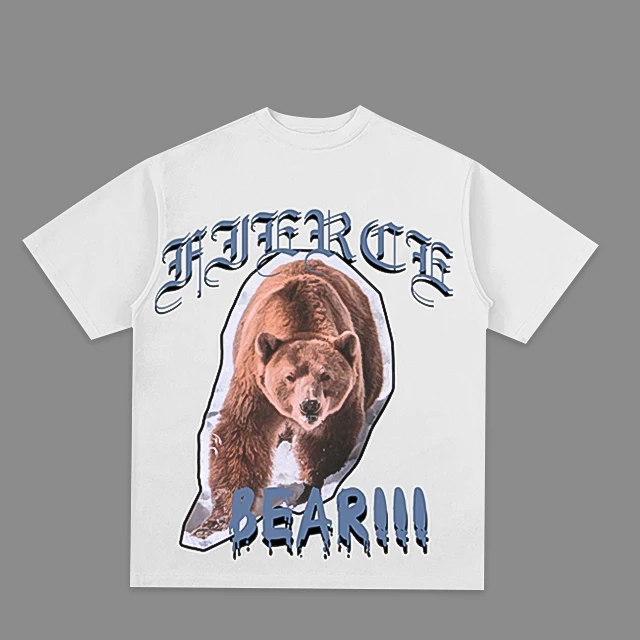 All over Print Vintage T Shirt 100% Cotton Clothing Printed Tee T Shirt Designer Graphic Heavyweight Oversized Custom Shirts