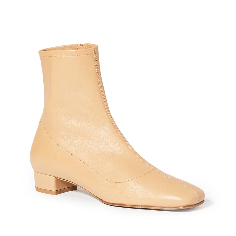 
Boots 2021 Fashion Design Genuine Leather Womens Shoes Ladies Custom Logo Boots 