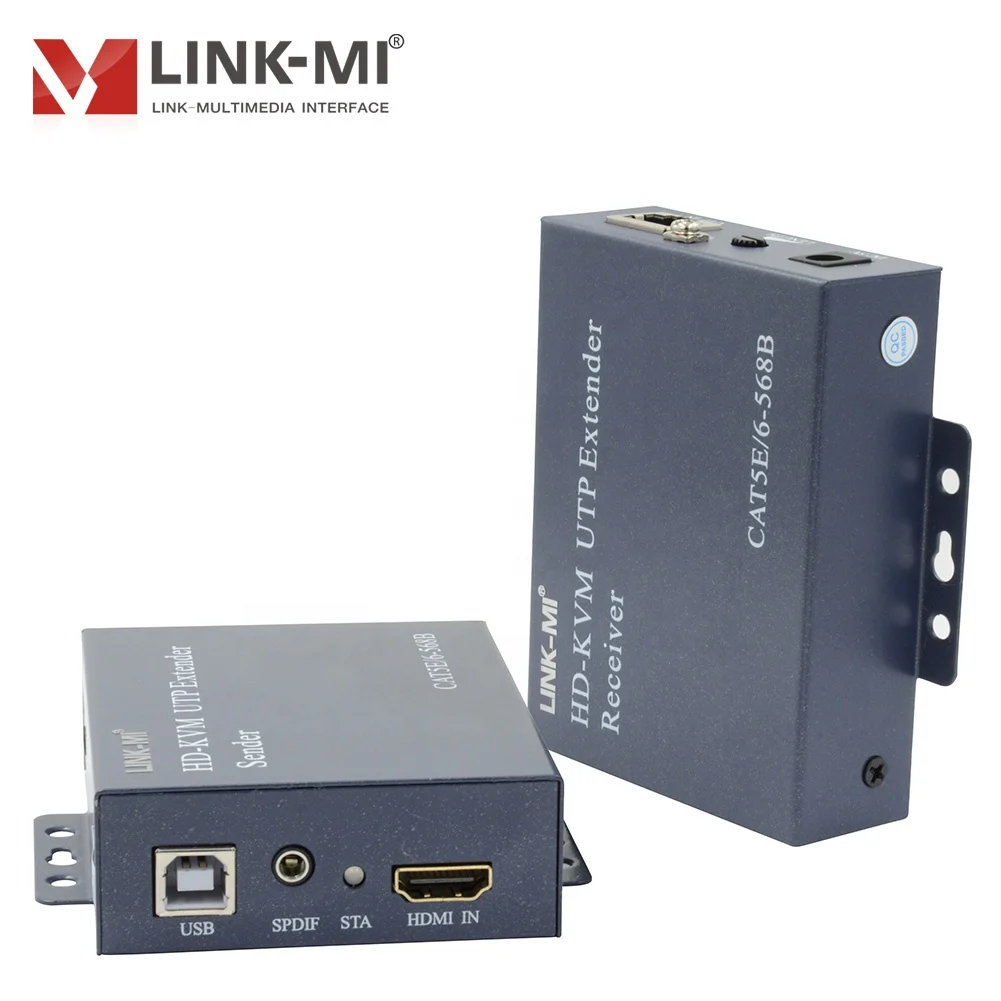 100 м/1,2 футов KVM HDMI удлинитель один кабель CAT5e/6 3D 1920x1080 @ 60 Гц USB мышь и клавиатура Отправитель + приемник HDCP