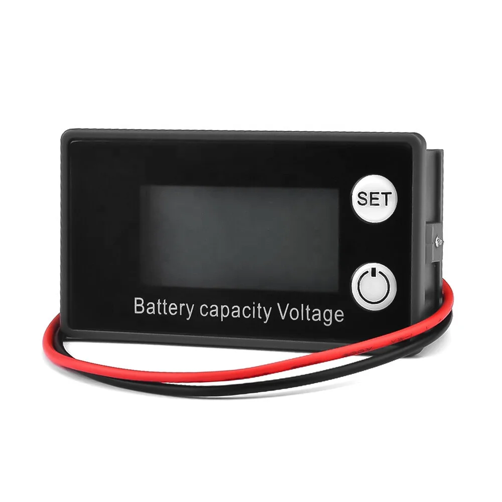 12V 24V 48V Waterproof Battery Capacity Indicator DC8-100V Lead Acid Lithium LiFePO4 Car Battery Tester Meter
