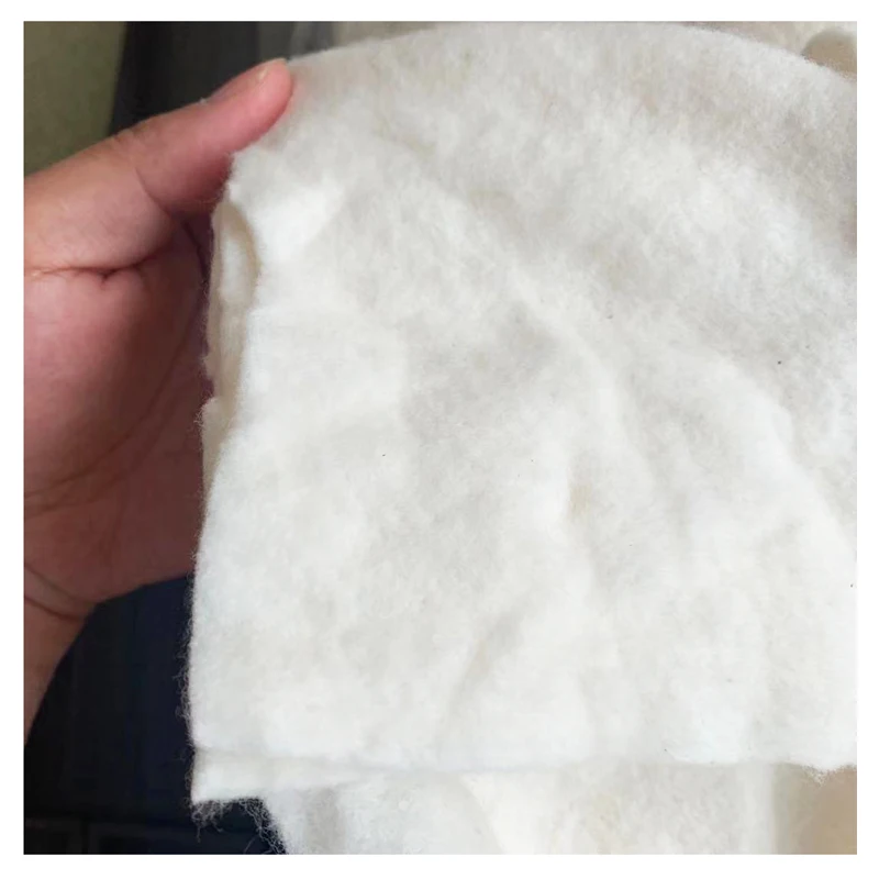 
very popular cotton batting fabric 100% natural fiber cotton needle punched wadding 